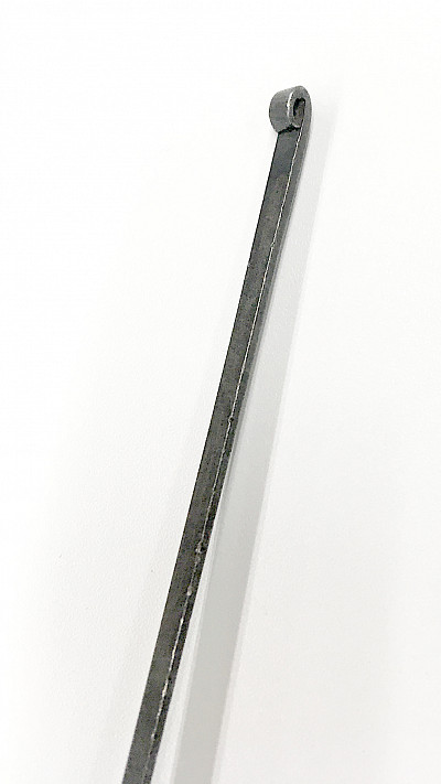 Spitze eines Säbels im Detail